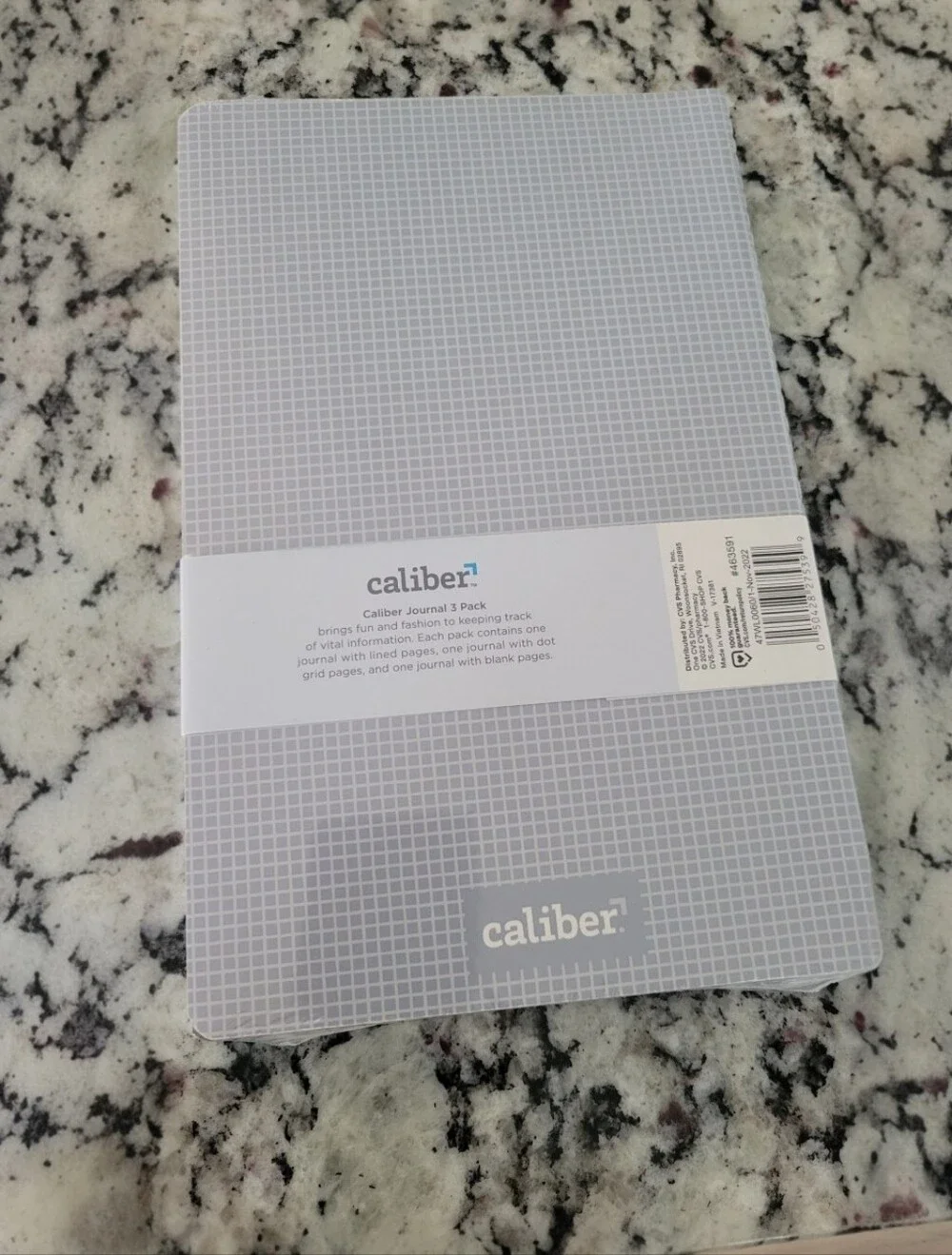 Caliber Floral Navy and Pink Journal 3-Pack
